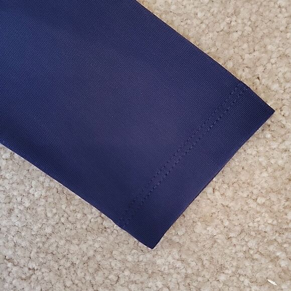 Reiss mesh sleeve Rita dress Indigo blue - Picture 11 of 15